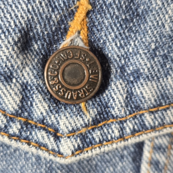 Vintage Levi’s 70507 Type III/3 Denim Trucker Jacket Size M 1992 EUC Retro 90's - Picture 9 of 12